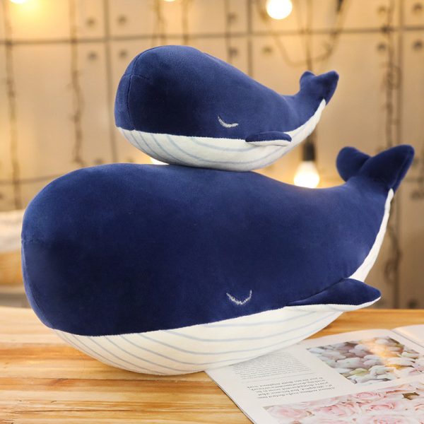 handmade whale plush toy for kids